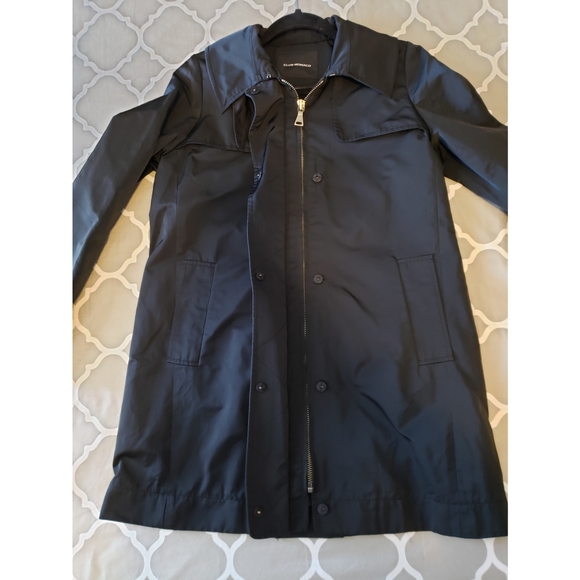 *Club Monaco Black Midweight Jacket/Coat Women's Size Small - Picture 4 of 12